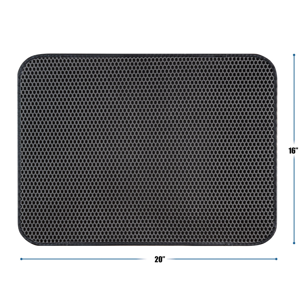Cat Litter Trapping Mat, Waterproof Honeycomb Sifting Extra Easy Clean